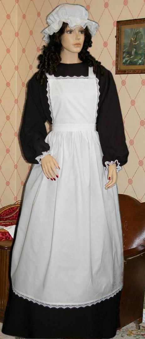 ladies victorian maid costume